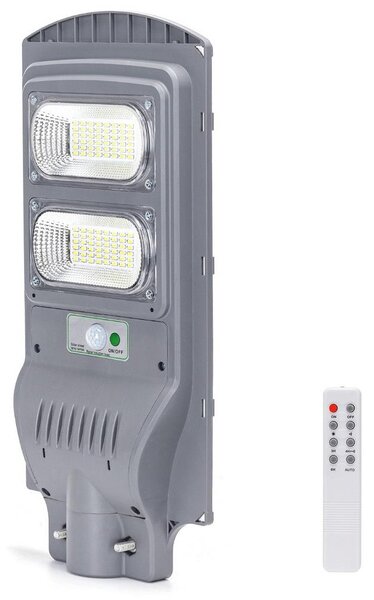 Aigostar B.V. Aigostar - LED Solárna pouličná lampa so senzorom LED/100W/3,2V IP65 6500K + DO AI0419 + záruka 3 roky zadarmo