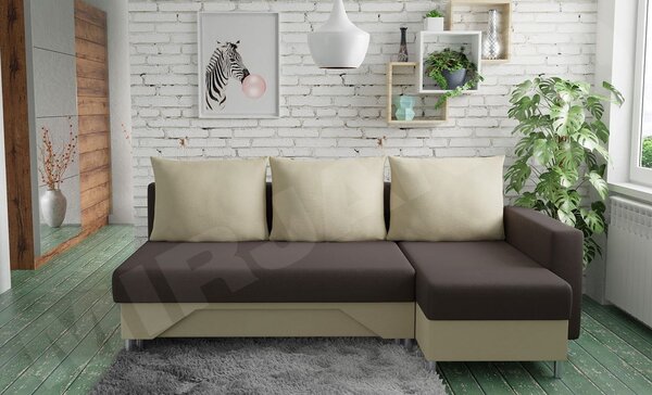Mirjan24 Rohová sedacia súprava Martin, Dostupné poťahy: Alova 68 + Alova 07, Strana: ľavá 5902928383133