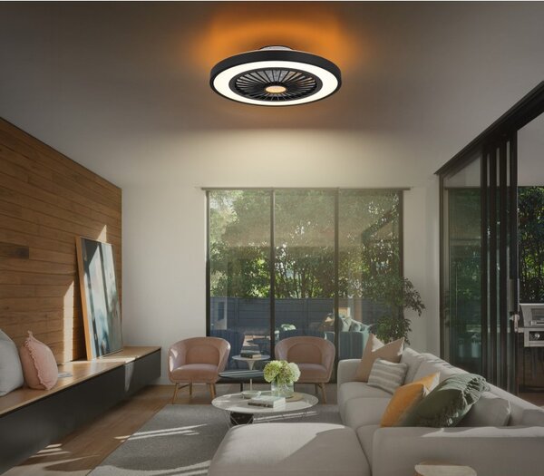 Globo 03653 LED ventilátor s osvetlením BLIZZAK | 45W integrovaný LED zdroj | 2080lm | 3000-6500K