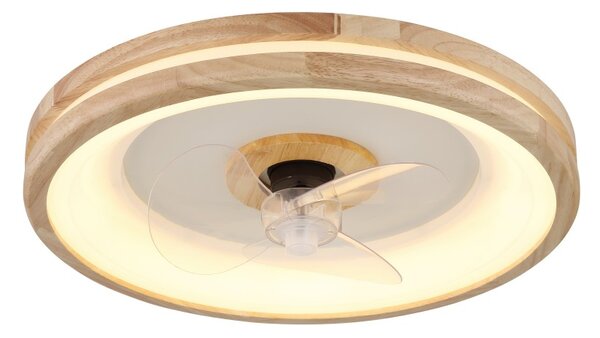 Globo 03650 LED ventilátor s osvetlením GATIAN | 30W integrovaný LED zdroj | 2250lm | 2700-6500K