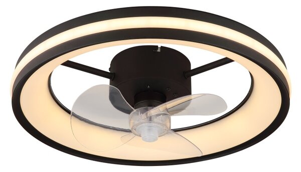 Globo 03651 LED ventilátor s osvetlením GATIAN | 30W integrovaný LED zdroj | 2215lm | 2700-6500K