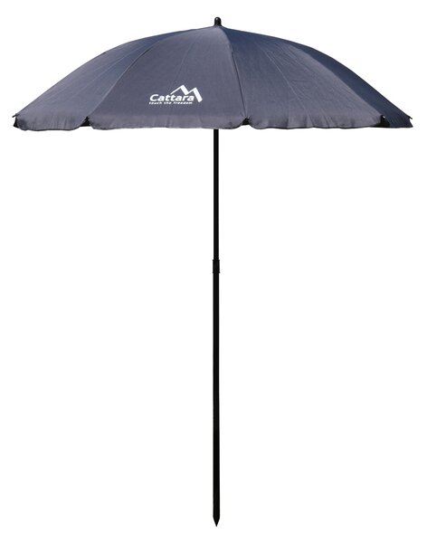 Cattara 13490 - Skladací slnečník TERST 180cm sivý