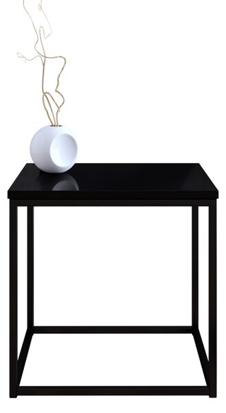 Konferenčný stolík BELRET, 60x45x60, čierna lesk