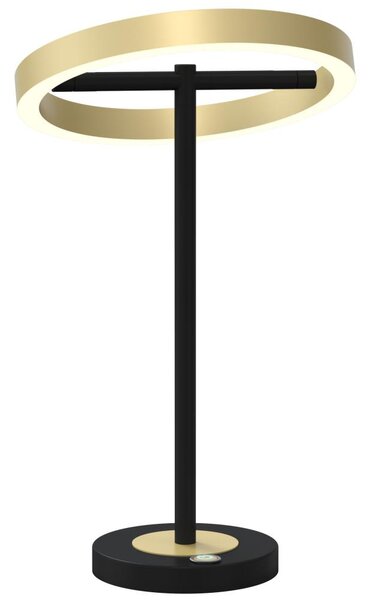 Wofi Wofi 8016-104 - LED Dotyková stmievateľná lampa BREST LED/10,5W/230V čierna/zlatá W3996 + záruka 5 rokov zadarmo