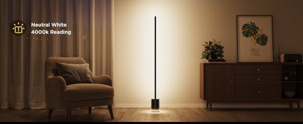 Govee - LED Stojacia lampa Smart MATTER LED RGBICWW Wi-Fi + DO