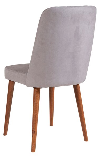 Hanah Home Jedálenský set Vina 4D orech/sivá