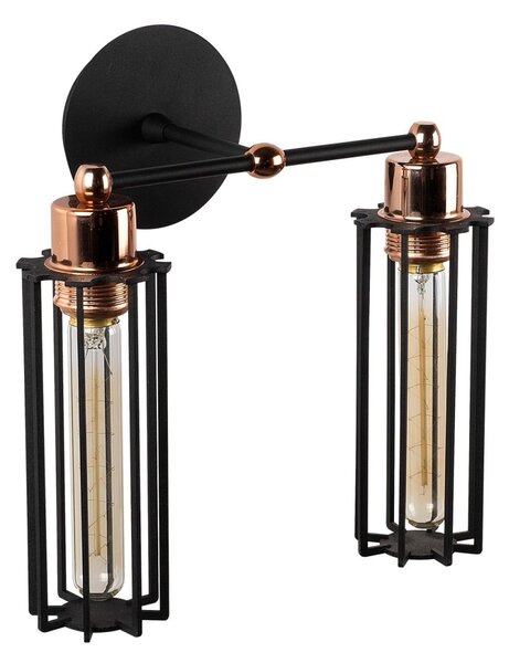 Opviq Nástenná lampa Likya II čierna