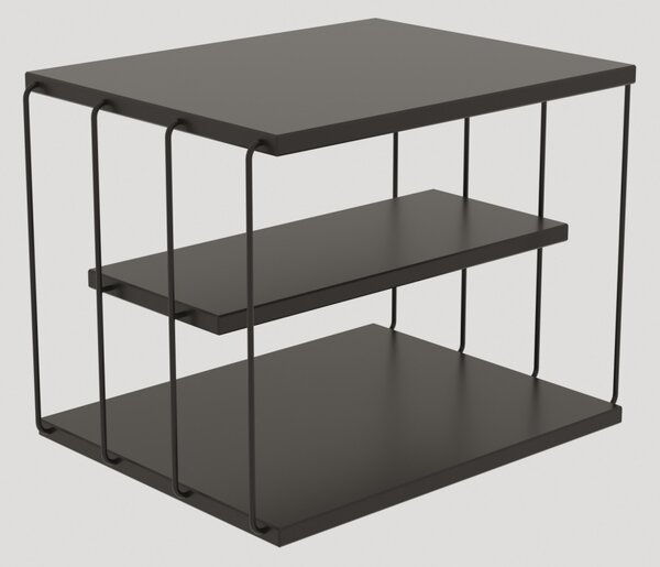 Kalune Design Odkladací stolík Lifon antracitový