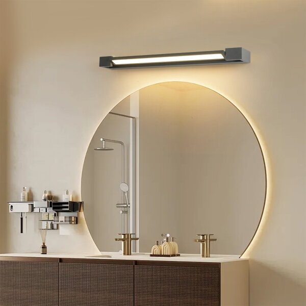 Brilagi - LED kúpeľňové osvetlenie zrkadla AQUA LINE LED/18W/230V 60 cm IP44 antracit