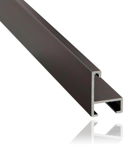 DANTIK rám na obraz 42x59,4 | ALU Černá matná (Plexi Čiré)
