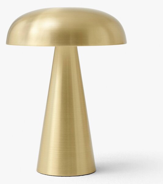 &TRADITION Bezdrôtová stolová lampa Como SC53, mosadzná farba