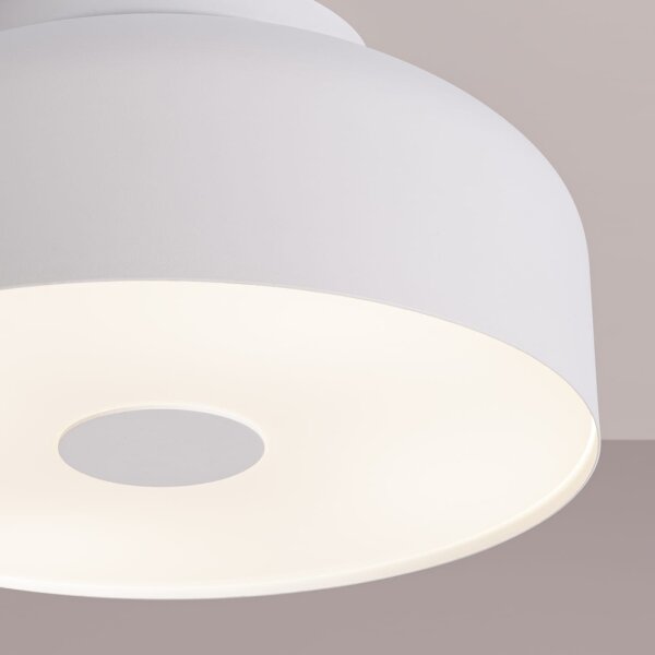 Sollux SL.1677 - Stropné svietidlo OMIQ 4xE27/15W/230V pr. 30 cm biela