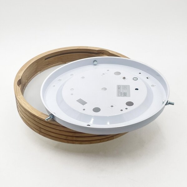 Brilagi - LED stropné svietidlo CARVALHO MODERN SLIM 1xE27/60W/230V pr. 27,5 cm dub