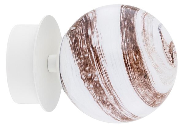 Argon 8454 - Nástenné svietidlo FABIO 1xE14/7W/230V alabaster biela