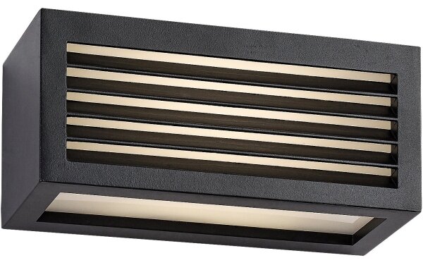Rabalux 77100 - LED Vonkajšie nástenné svietidlo LUBLIN LED/10W/230V IP54 čierna