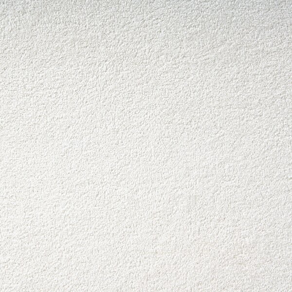 Posteľ s čelom krémová biela látkové čalúnenie 160 x 200 cm škandinávsky moderný minimalistický dizajn