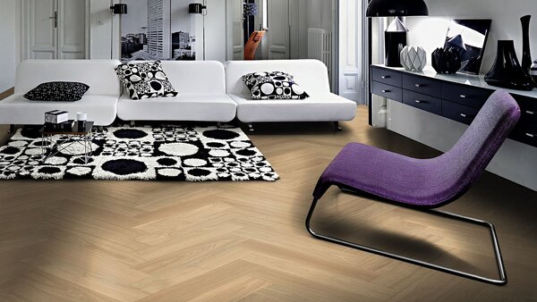 Káhrs Herringbone Dub ab dim biely 111PABEKDWKE600 - 2.30 m2