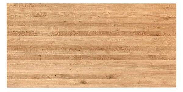 Kuchynský stôl Dublin z dubového dreva (vrchná doska 2,2 cm) - 1200x800x22mm