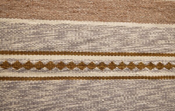 Diamond Carpets India , Ručne viazaný kusový koberec Wild West DESP HL62 Natural Brown, 80x150, hnedá, chodba / predsieň
