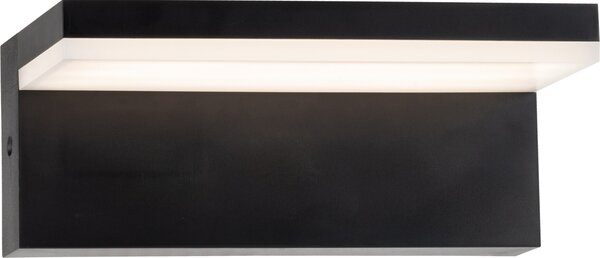 Vonkajšie nástenné fasádne svietidlo LED 4000K Rectangle Black