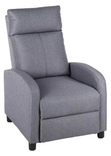 LuxuryForm DESIGN Televízne kreslo RUFO s polohovaním - šedé