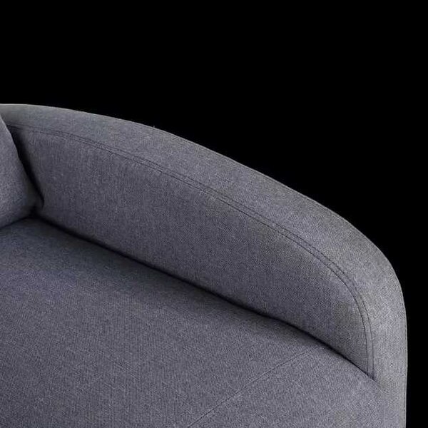 LuxuryForm DESIGN Televízne kreslo RUFO s polohovaním - šedé
