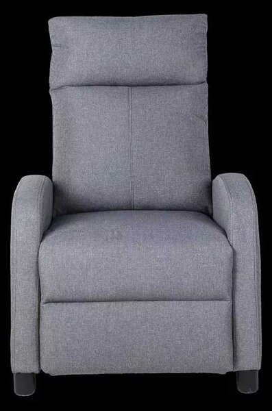 LuxuryForm DESIGN Televízne kreslo RUFO s polohovaním - šedé