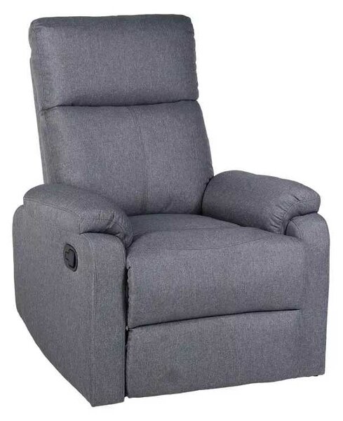 LuxuryForm DESIGN Televízne kreslo CARLOS s polohovaním - šedé