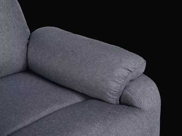 LuxuryForm DESIGN Televízne kreslo CARLOS s polohovaním - šedé