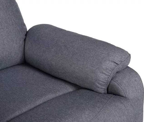 LuxuryForm DESIGN Televízne kreslo CARLOS s polohovaním - šedé