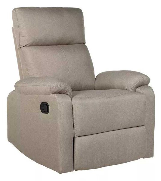 LuxuryForm DESIGN Televízne kreslo CARLOS s polohovaním - béžové