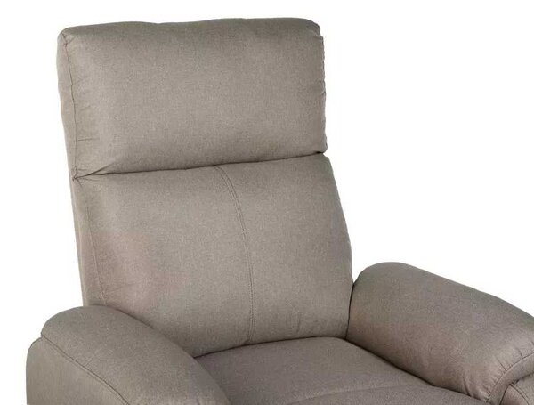 LuxuryForm DESIGN Televízne kreslo CARLOS s polohovaním - béžové