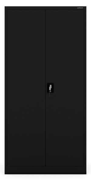 Hlboká uzamykateľná úschovná skriňa, čierna, 900x1850x600 mm: DAWID D600