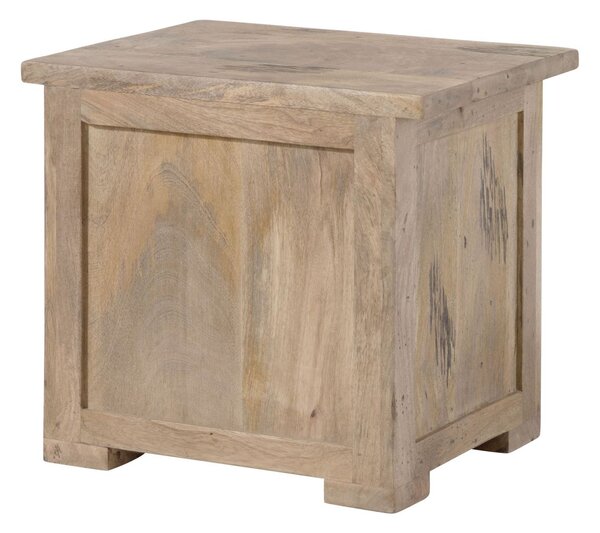 IRON Nočný stolík 50x40x45 béžový lakovaný