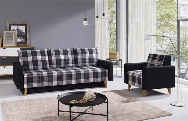 Mirjan24 Zostava sedacej súpravy Temero II, Dostupné poťahy: Gomez 12 + Lobox 05 5902928242157