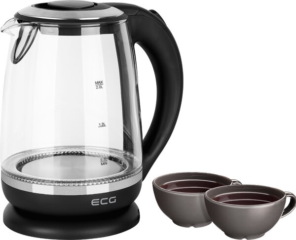 ECG RK 2080 Glass - Rýchlovarná kanvica