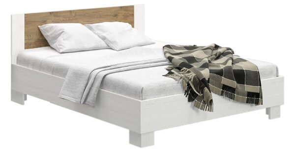 Manželská posteľ MARKUS + rošt, 160x200, borovica anderson/dub