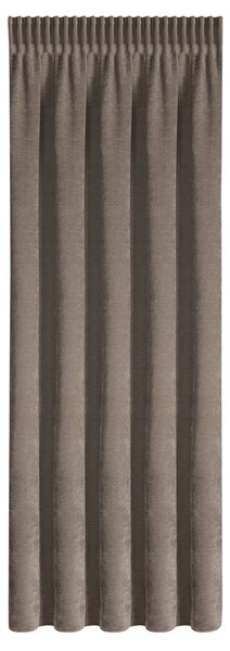 ZÁVES NA PÁSKE NILO 140X270 CM TMAVOHNEDÁ