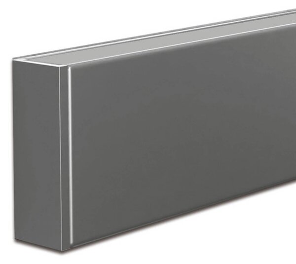 Hera LED nástenné svetlo INTERO-LINE, nerezová oceľ, 60 cm, 24 V,, Hliník / sivá / zinok, Obývacia izba / jedáleň, Hliník, Moderný, Nástenné svietidlo