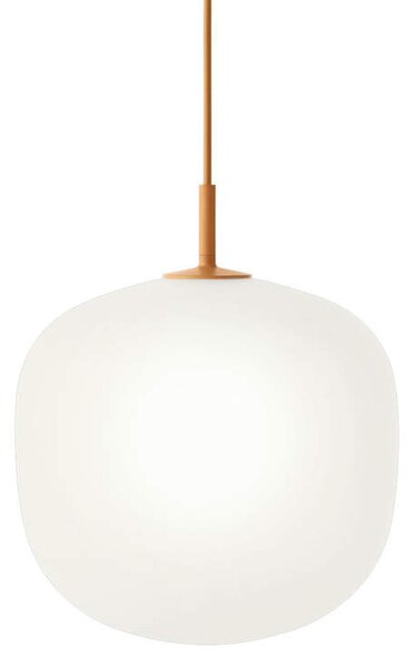 Muuto Závesné svietidlo Rime Ø25, opal/orange RIMPEN2502