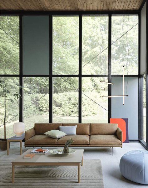 Muuto Závesné svietidlo Fine 60, deep red FNSUS6003