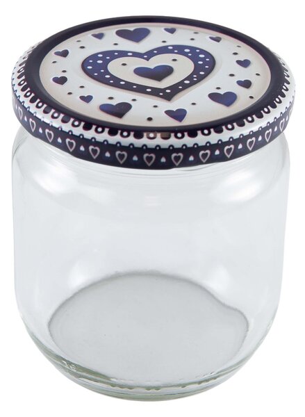 Zavárací pohár s viečkom 425ml TWIST 6ks