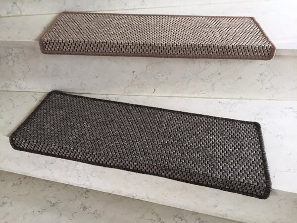 Vopi Nášľapy na schody Nature svetlo béžový obdĺžnik, samolepiaci - 24x65 obdĺžnik (rozmer vrátane ohybu)