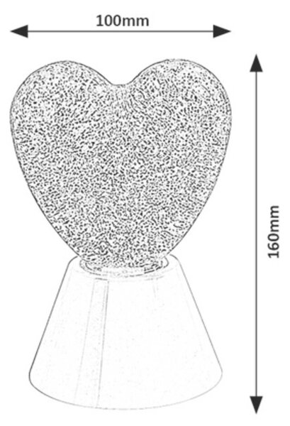 Rabalux SPARKLY LED detská dekoratívna lampička 76040