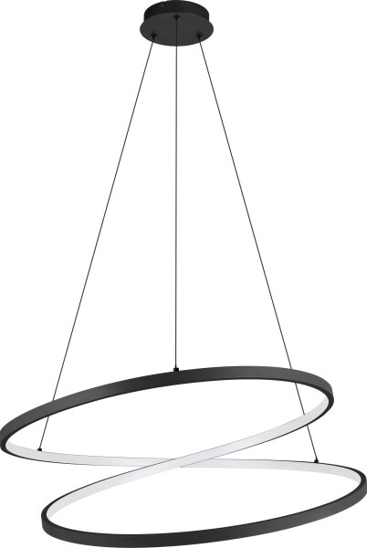 Eglo 901138 - LED Luster na lanku RUOTALE LED/42W/230V 3000K čierna