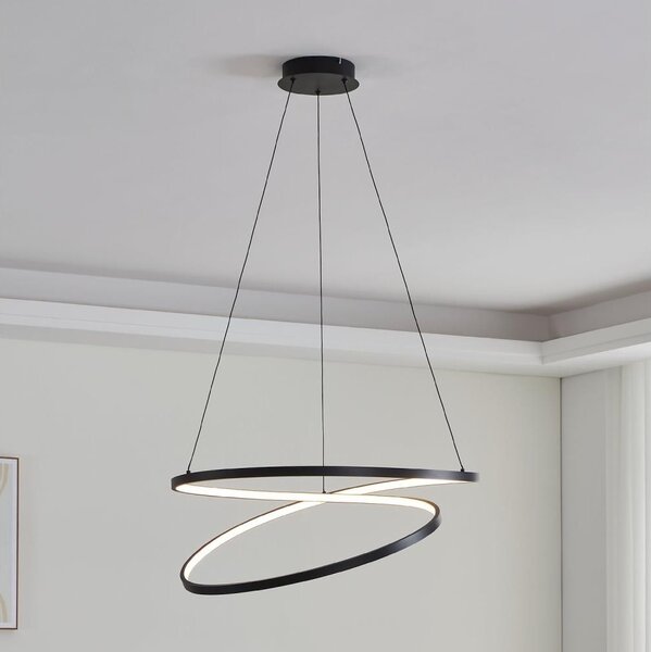 Eglo 901138 - LED Luster na lanku RUOTALE LED/42W/230V 3000K čierna