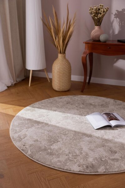 Koberec RAGOLLE Argentum 63872 6575 kruh