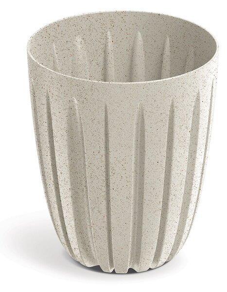 Prosperplast Kvetináč Warios Eco Wood biely, variant 16,3 cm
