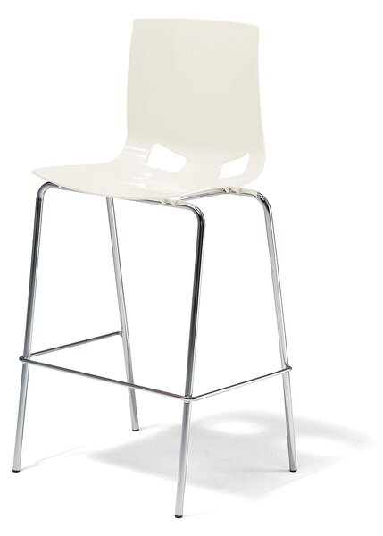 Barová stolička PHOENIX, biela