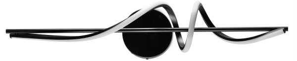 ONLI - LED Nástenné svietidlo TWIST LED/25W/230V 4000K čierna